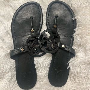 Tory Burch Miller Sandals size 11 Black